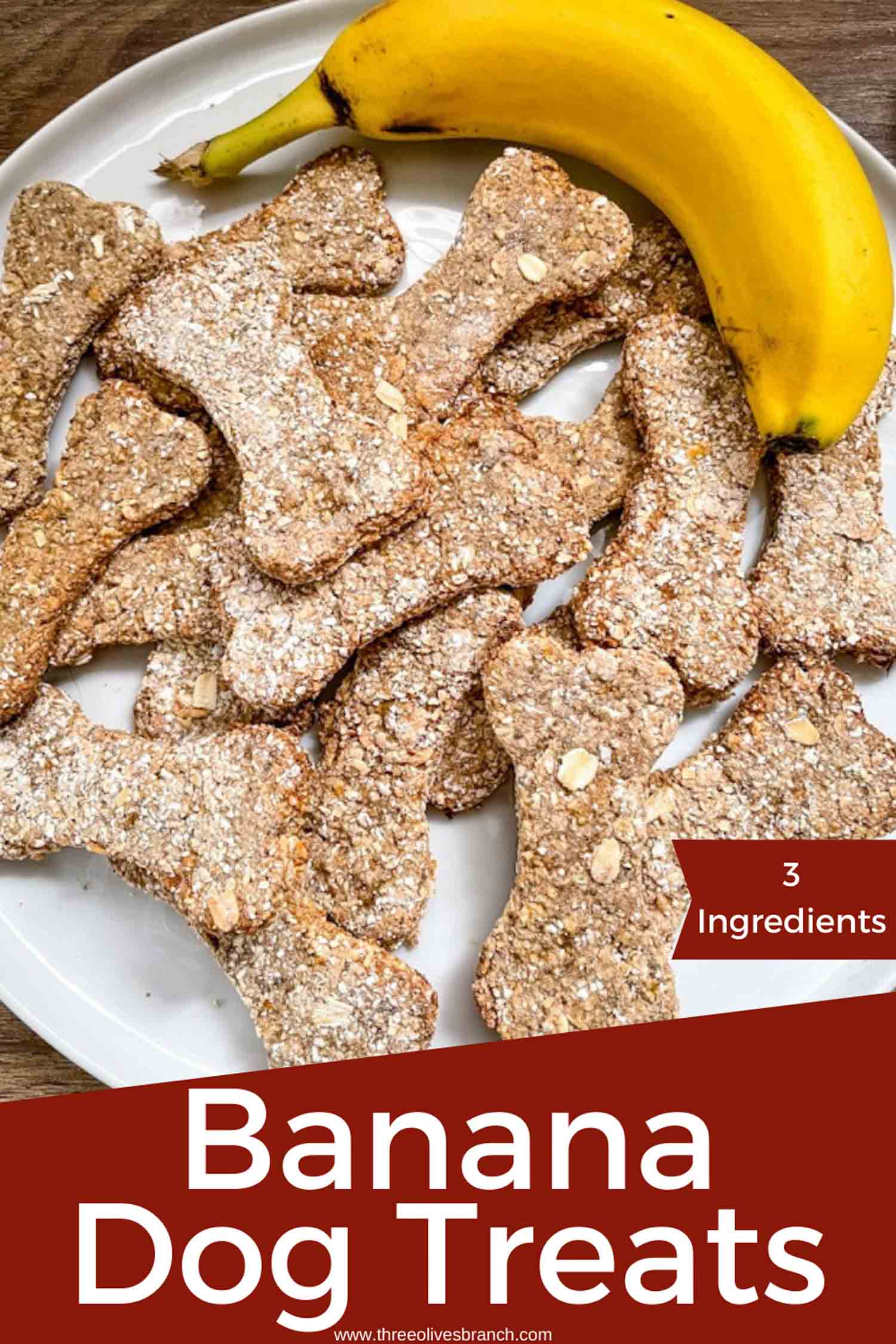 Curated visual reference: Banana And Oat Flour Dog Biscuits Reference: Banana Dog Treats