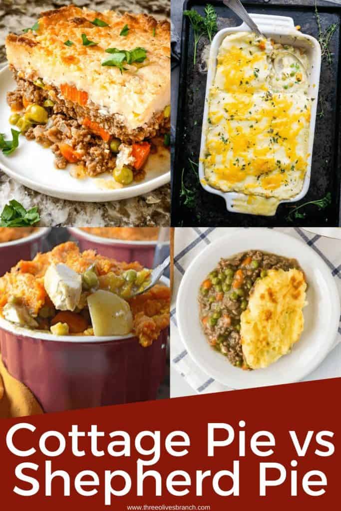 Pin image for Shepherd Pie vs Cottage Pie (Plus 20 Recipes)