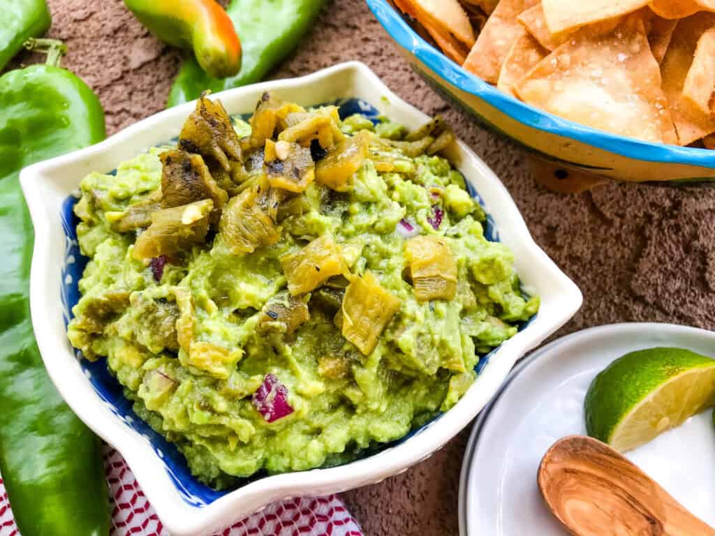 A bowl of the avocado mixture