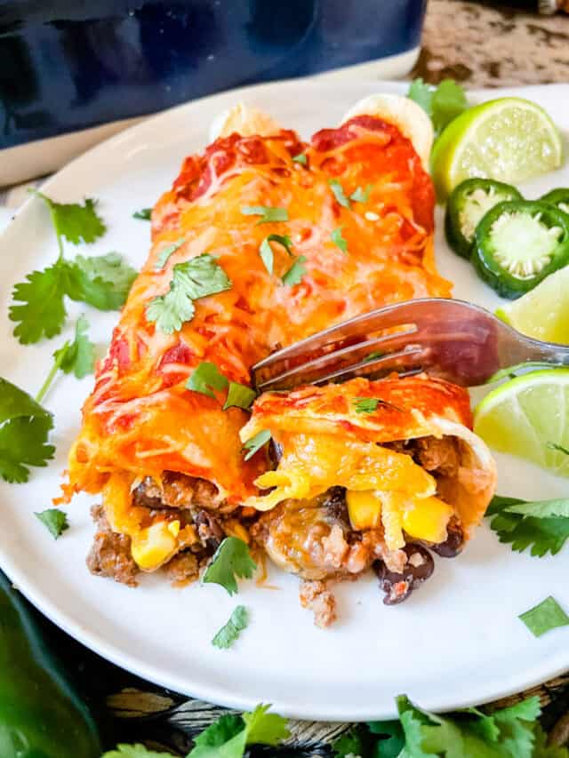 Southwest Ground Turkey Enchiladas Three Olives Branch