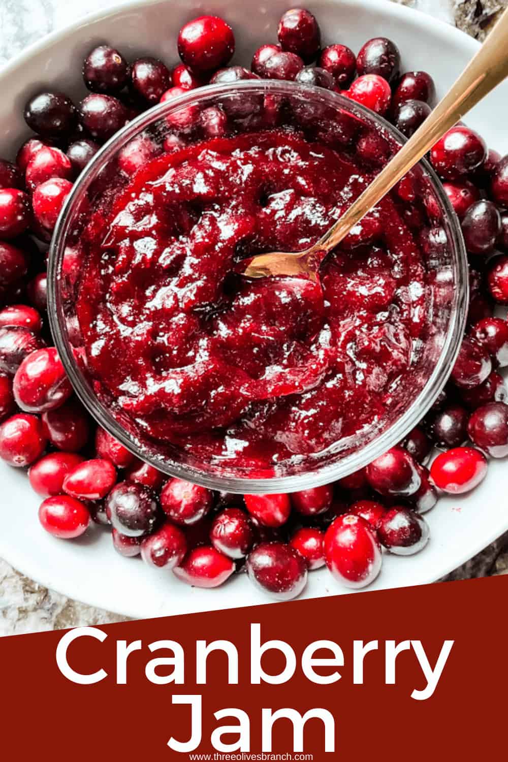 Cranberry Jam - Three Olives Branch