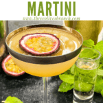 Pin image of Pornstar Martini with title at top