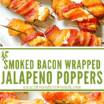 Pin image for Smoked Jalapeno Poppers with title