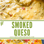 Tall pin image for Smoked Queso with title