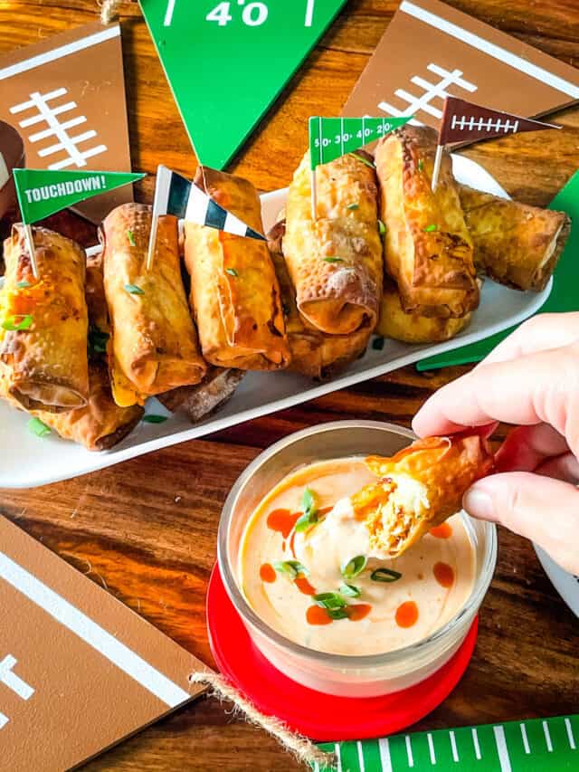 Buffalo Chicken Egg Rolls Recipe Story