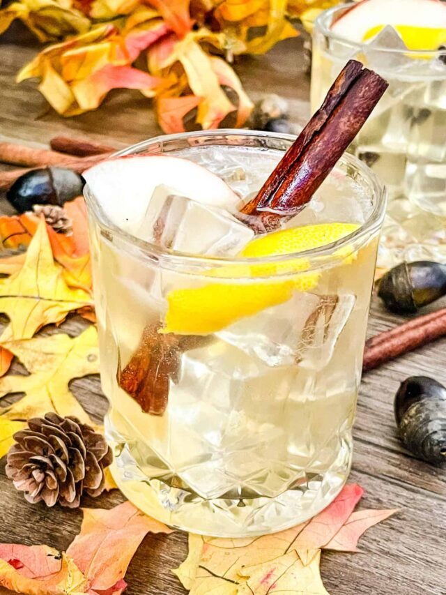 Whiskey Cider Sour Fall Cocktail Recipe Story