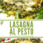 Long pin for Lasagna al Pesto with title