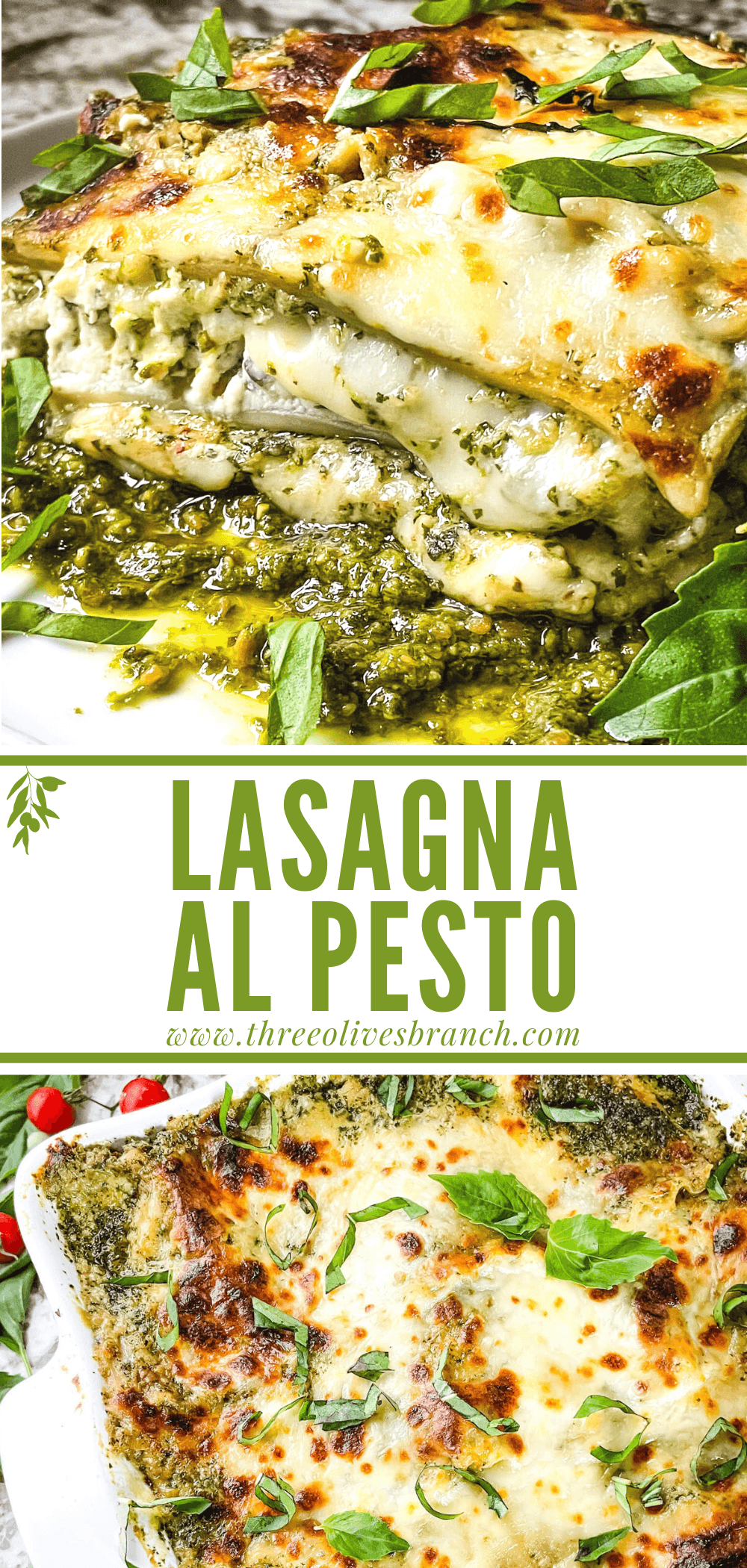 Lasagna al Pesto Three Olives Branch