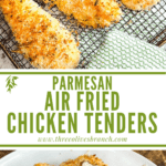 Long pin for Parmesan Air Fried Chicken Tenders with title