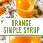 Long pin for Orange Simple Syrup with title