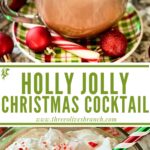 Long pin for Holly Jolly Christmas Cocktail with title
