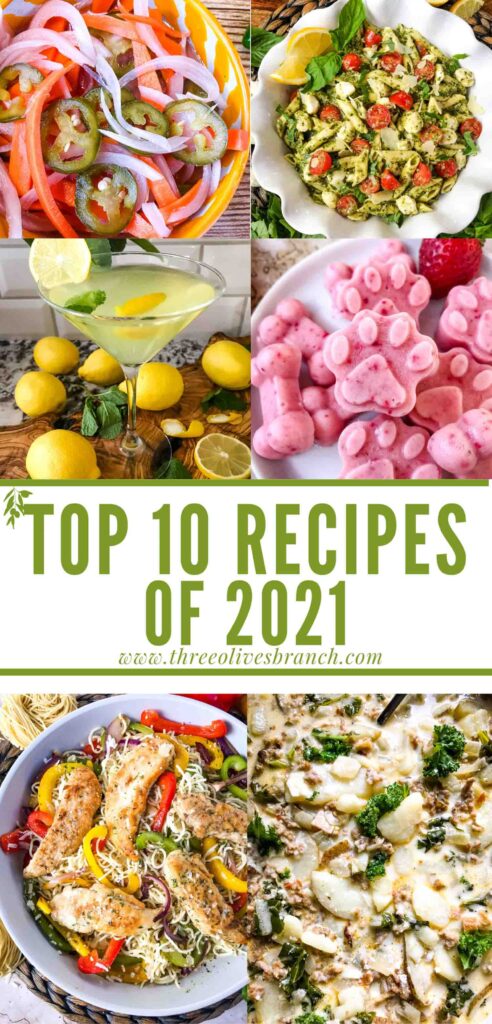 Long pin for Top 10 Recipes of 2021