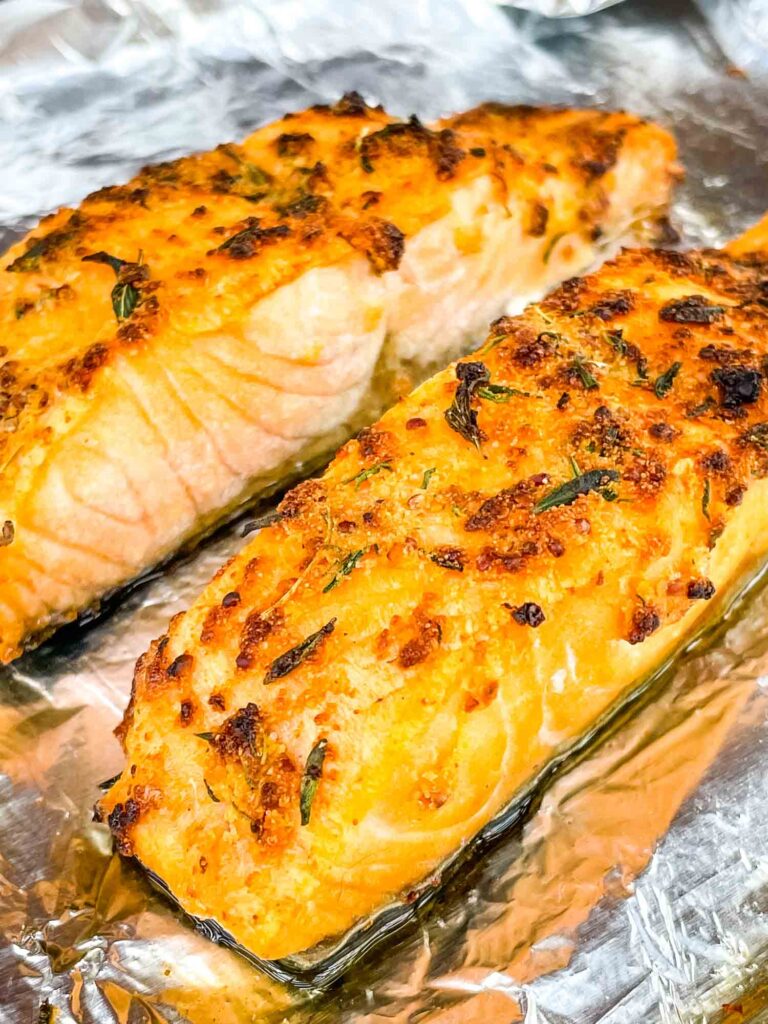 Cooked Air Fry Salmon filets