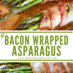 Long pin for Asparagus Wrapped in Bacon with title