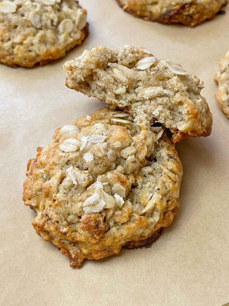 Cookies on a baking sheet