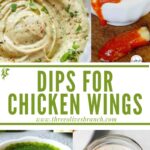 Long pin of Dips for Chicken Wings with title