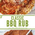 Long pin of BBQ Rub with title