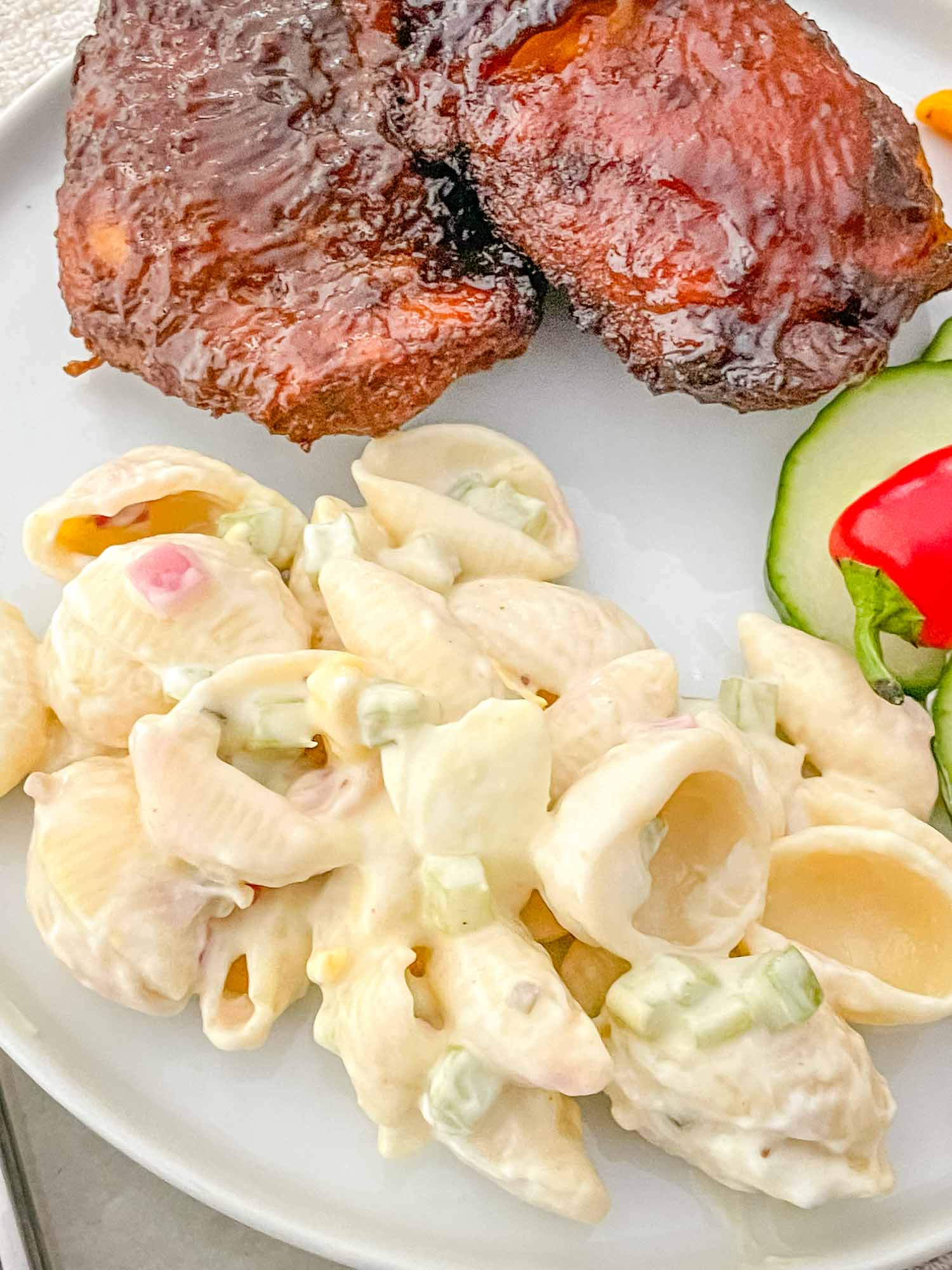 Macaroni Salad with Egg - Three Olives Branch