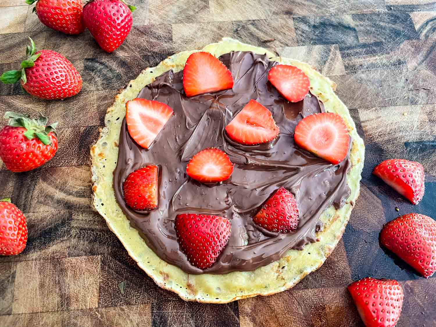 Strawberry Nutella Crepes Three Olives Branch