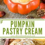 Long pin of Pumpkin Pastry Cream with title