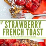 Long pin of Strawberry French Toast with title