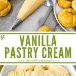 Long pin for Vanilla Pastry Cream with title