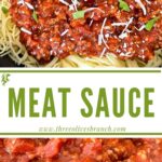 Long pin of Meat Sauce with title
