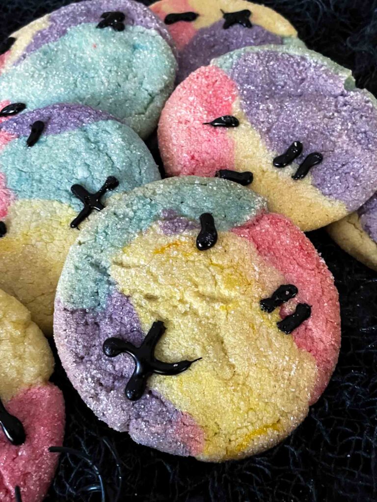 Close up of a cookie