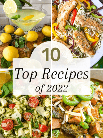 Pin image for Top 10 Recipes of 2022