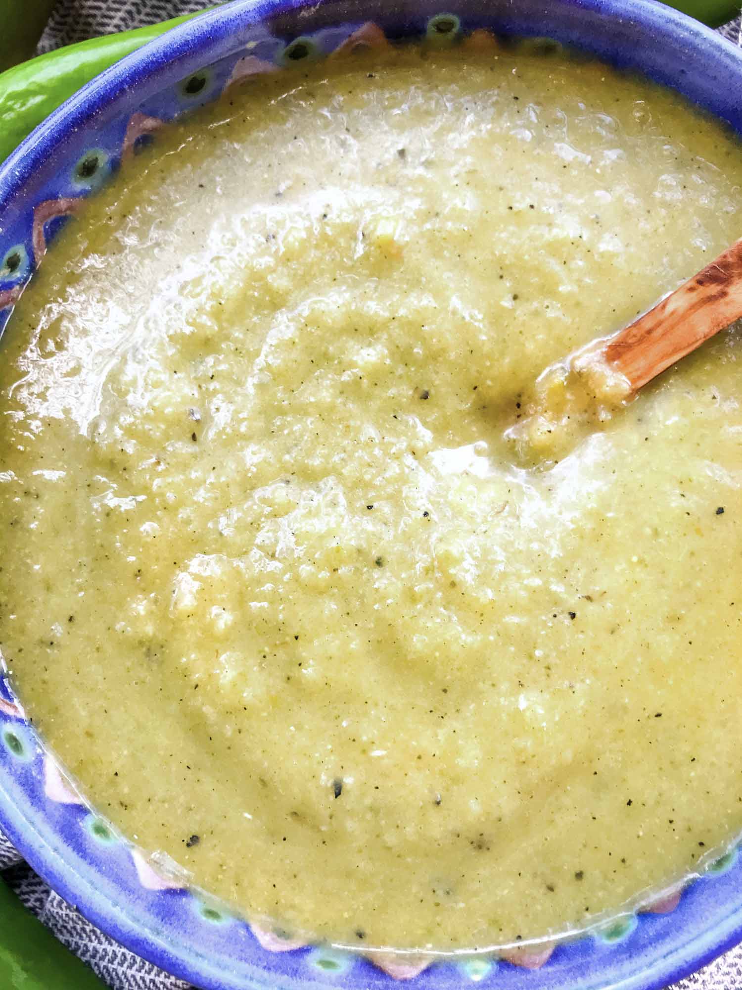 Hatch Chile Green Sauce for Enchiladas Three Olives Branch