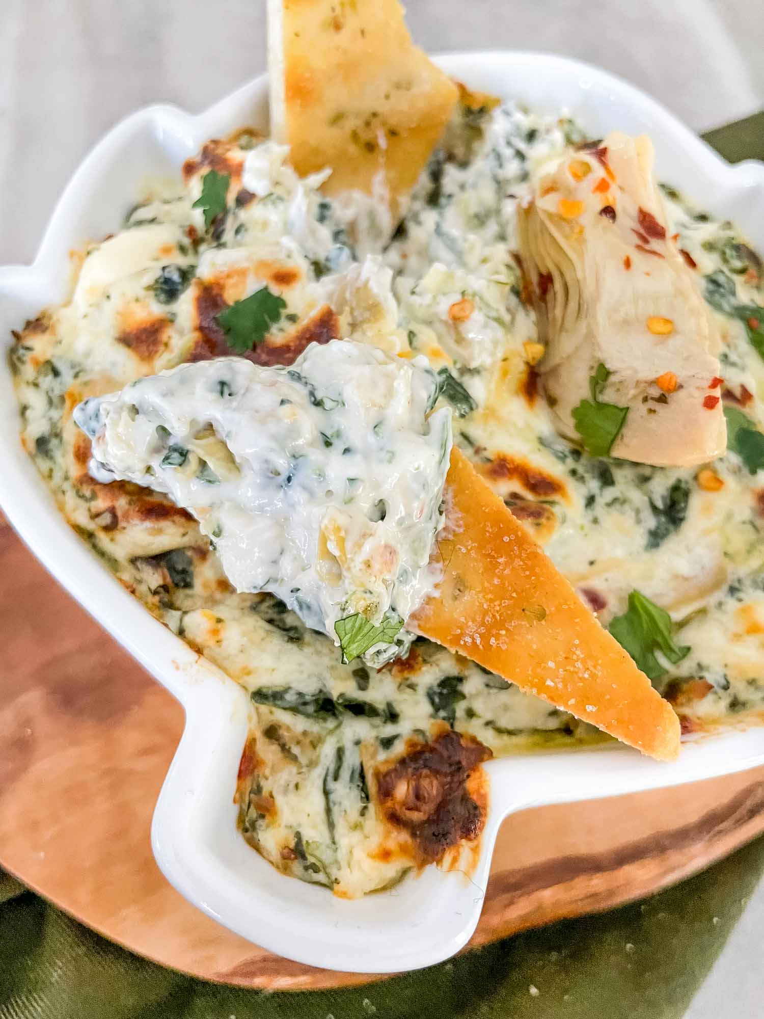 Easy Spinach Artichoke Dip Three Olives Branch