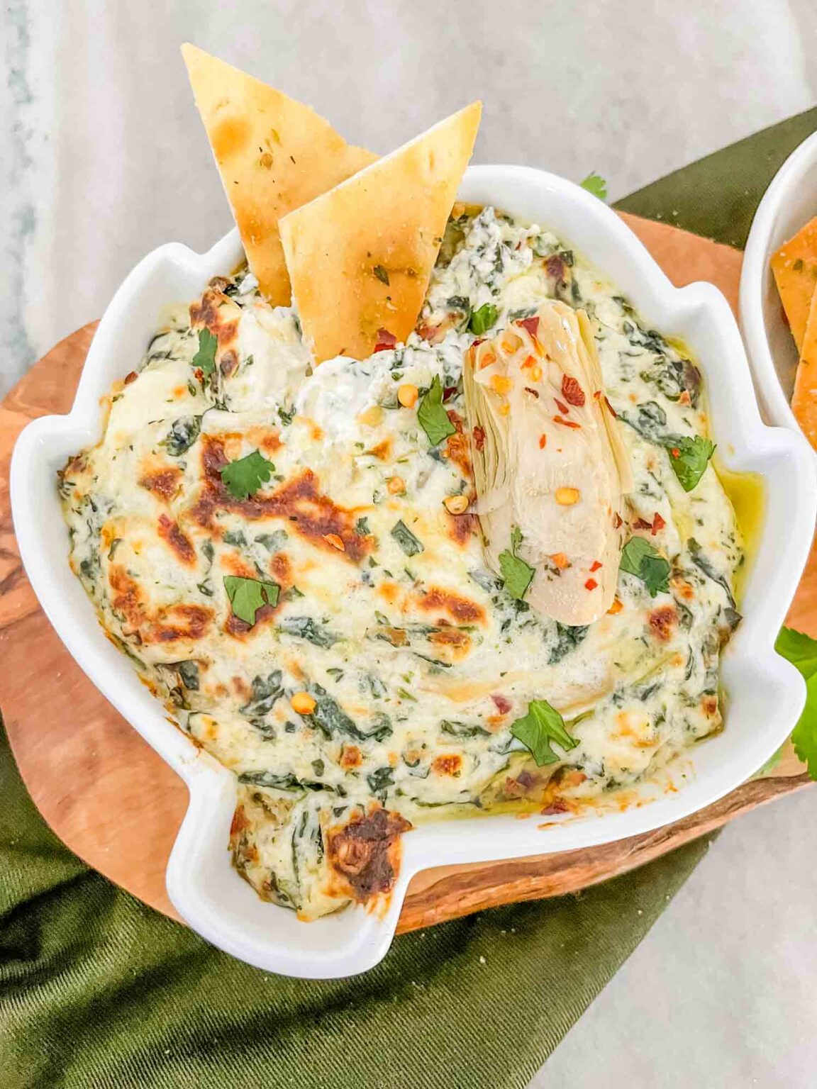 Easy Spinach Artichoke Dip Three Olives Branch