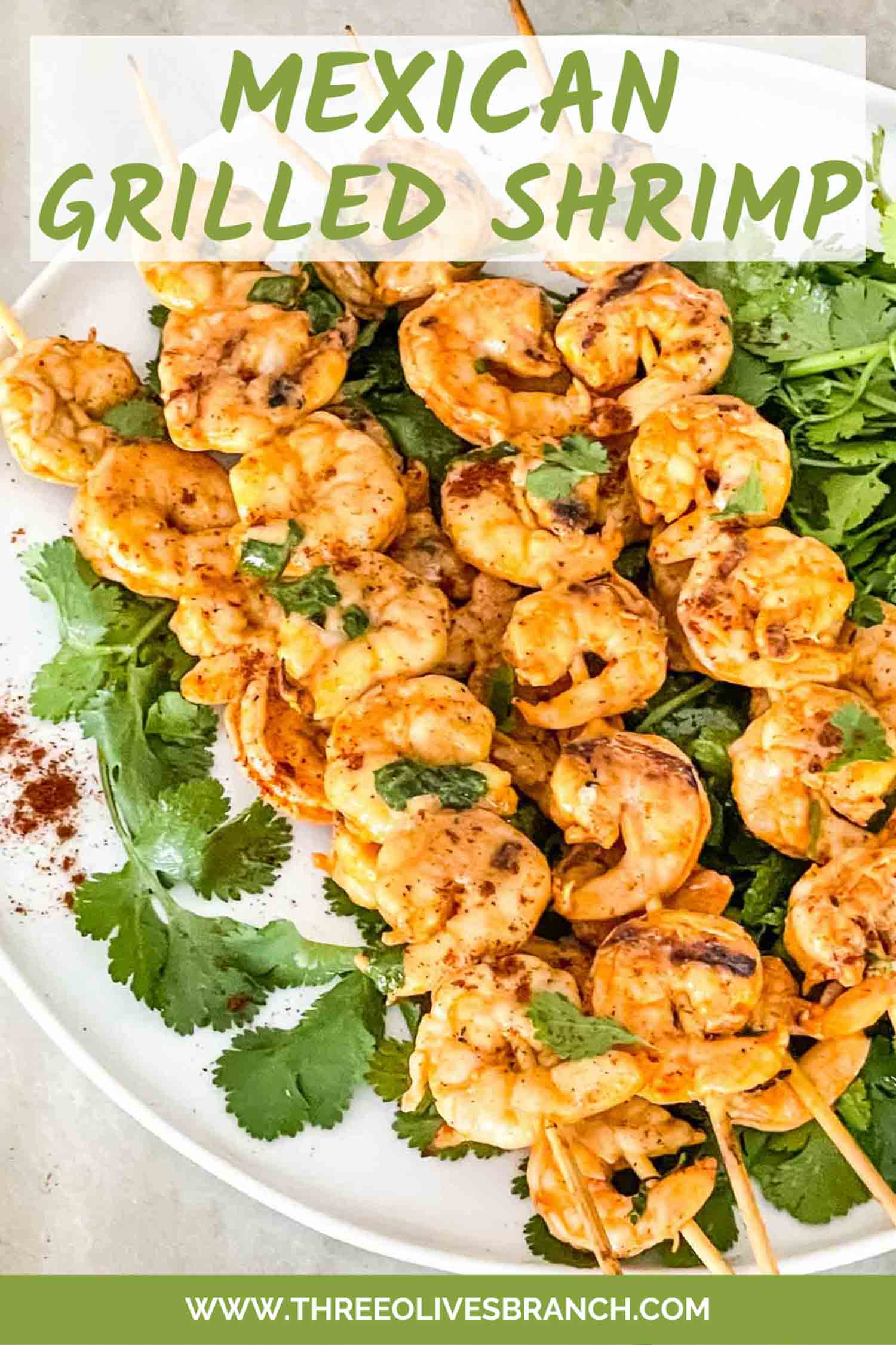 Mexican Grilled Shrimp Three Olives Branch