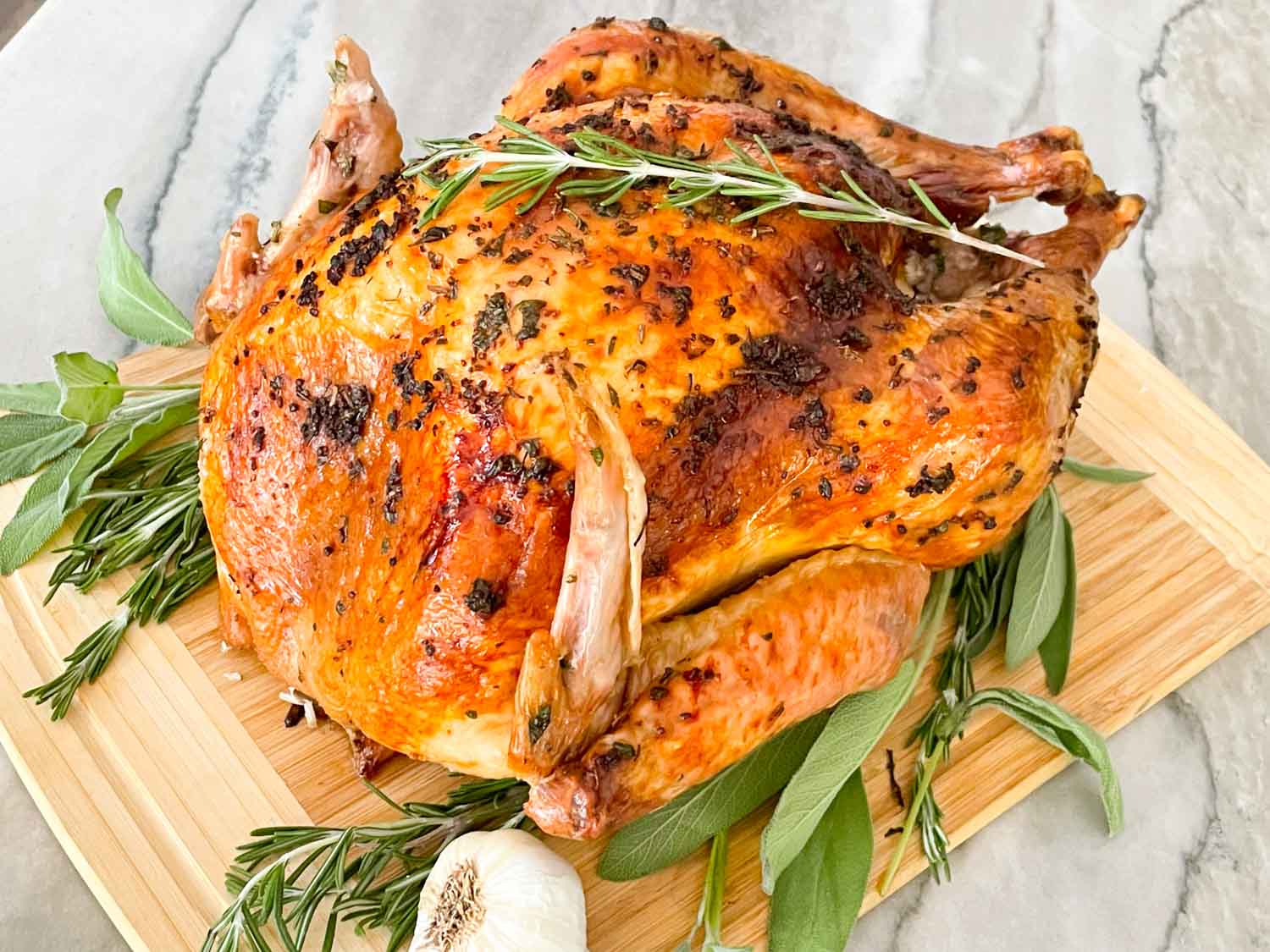 Italian Herb Butter Roasted Turkey
