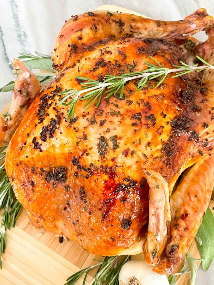 Italian Herb Butter Roasted Turkey - Three Olives Branch