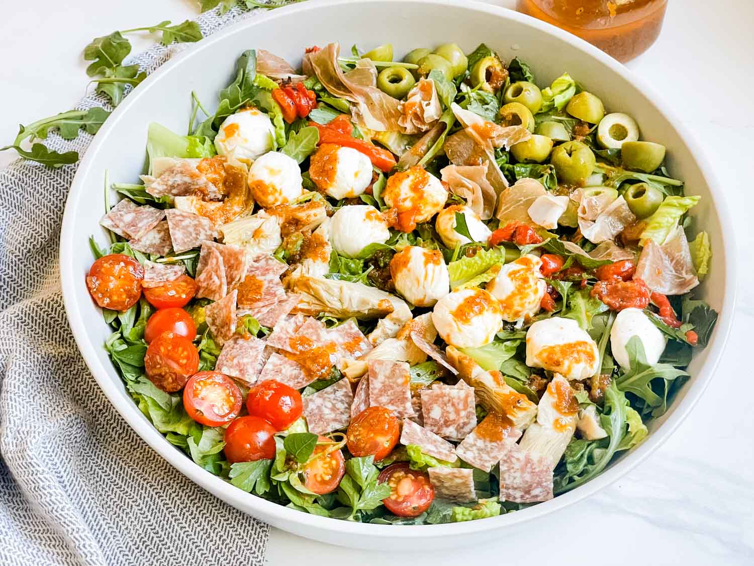 Best Italian Chopped Salad Recipe Three Olives Branch