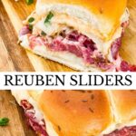 Pin for Corned Beef Reuben Sliders.