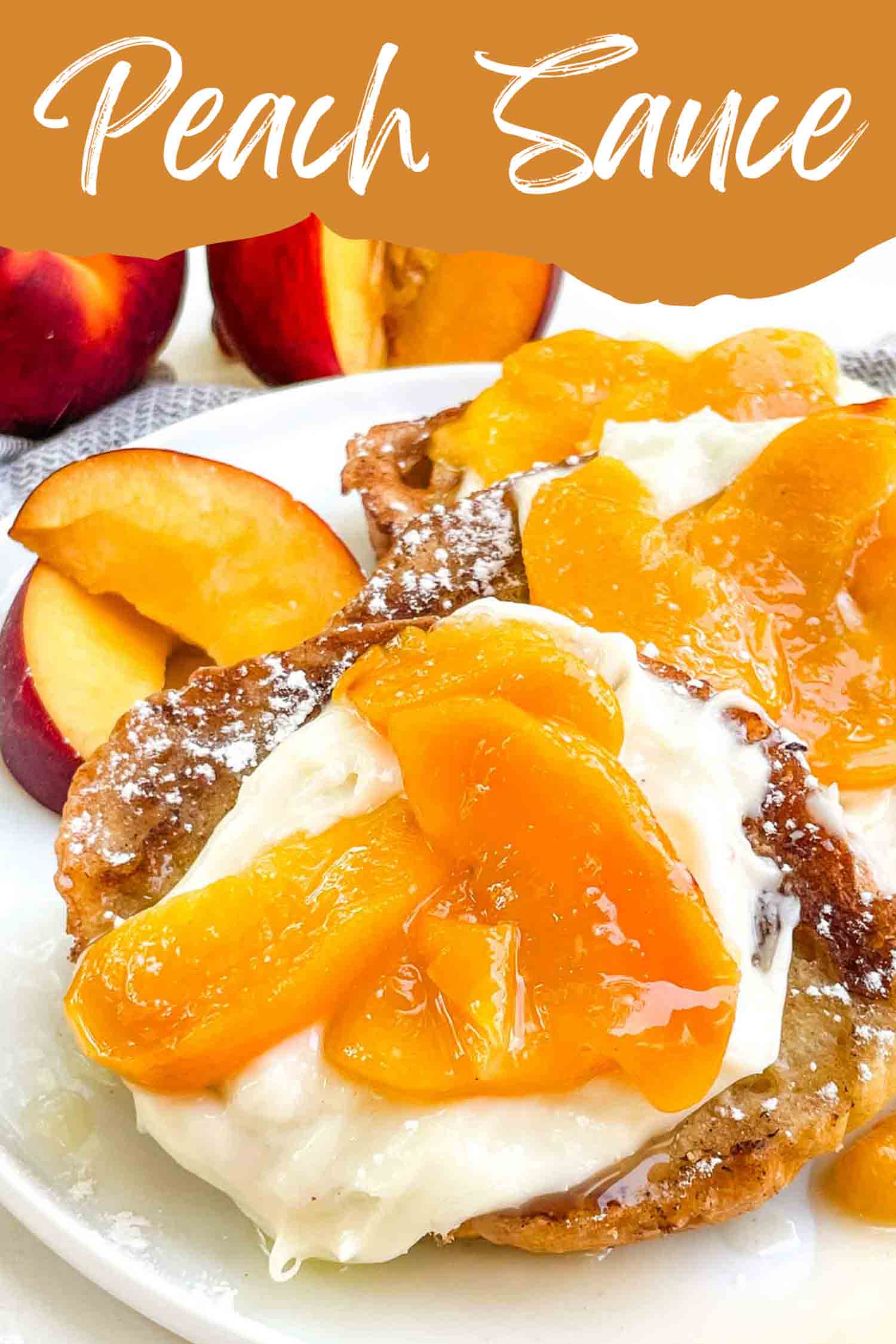 Easy Peach Dessert Sauce Three Olives Branch