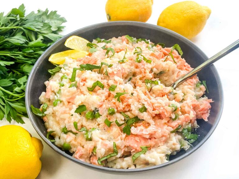 Salmon Risotto - Three Olives Branch