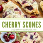Long pin for Simple Cherry Scones Recipe.