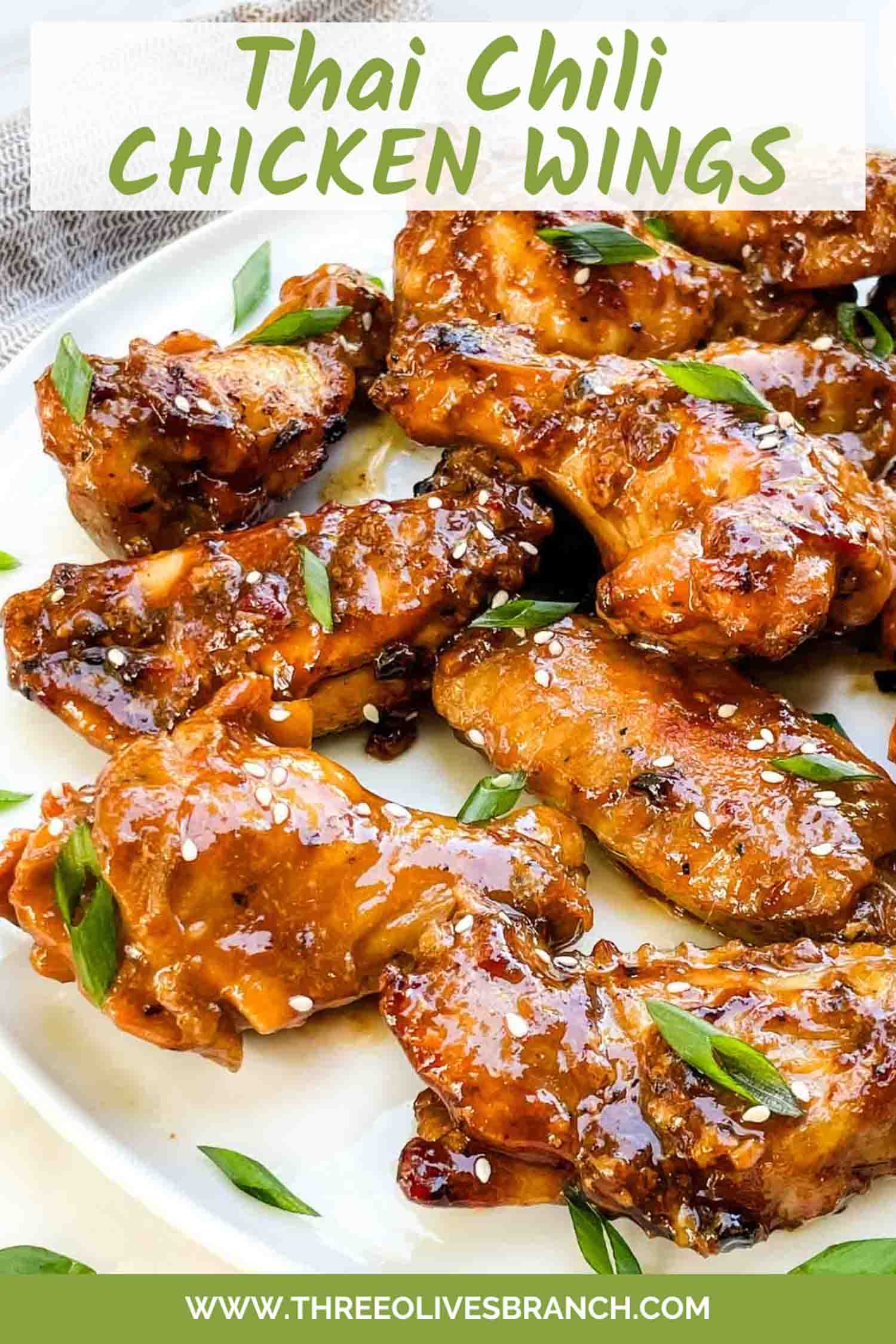 Thai Chicken Wings - Three Olives Branch