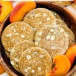 Pin for Peach Crisp Dog Treats.