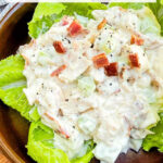 Pin for Bacon Ranch Chicken Salad.